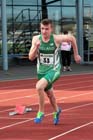 Shane Aston (Trim AC) in the 400 metres decathlon at the Hexham Decathlon and Heptathlon.